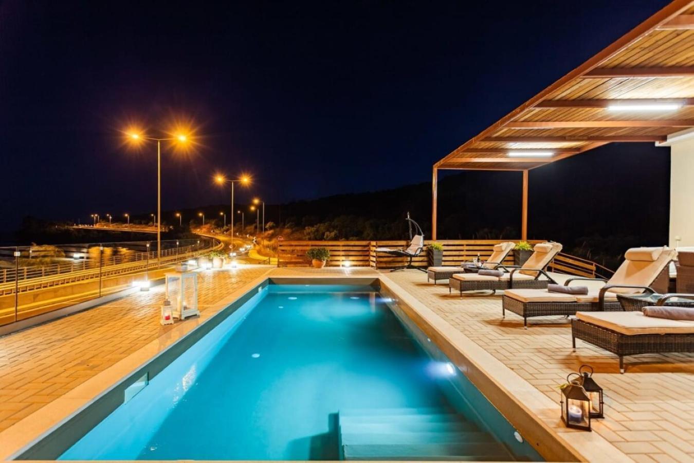 Seaside Summer Bliss - Aurora Luxury Pool Paradise Petalidi Luaran gambar