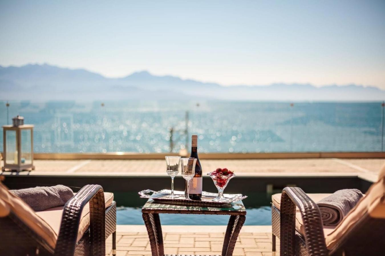 Seaside Summer Bliss - Aurora Luxury Pool Paradise Petalidi Luaran gambar